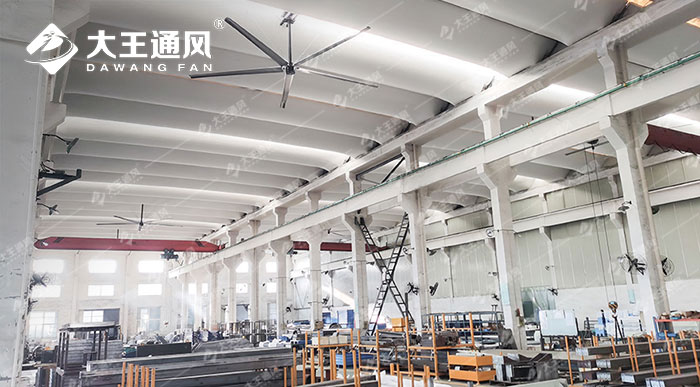 無錫大型機加工車間安裝工業(yè)風(fēng)扇