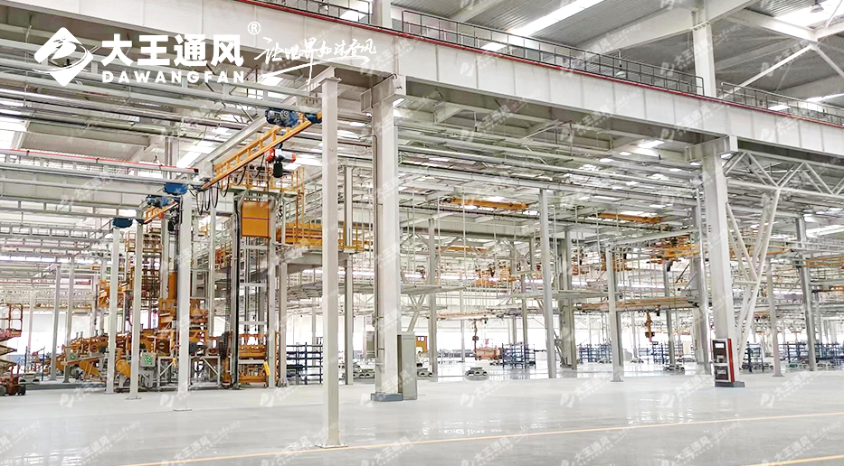 實(shí)力助陣，大王通風(fēng)為臨工重機(jī)通風(fēng)降溫保駕護(hù)航